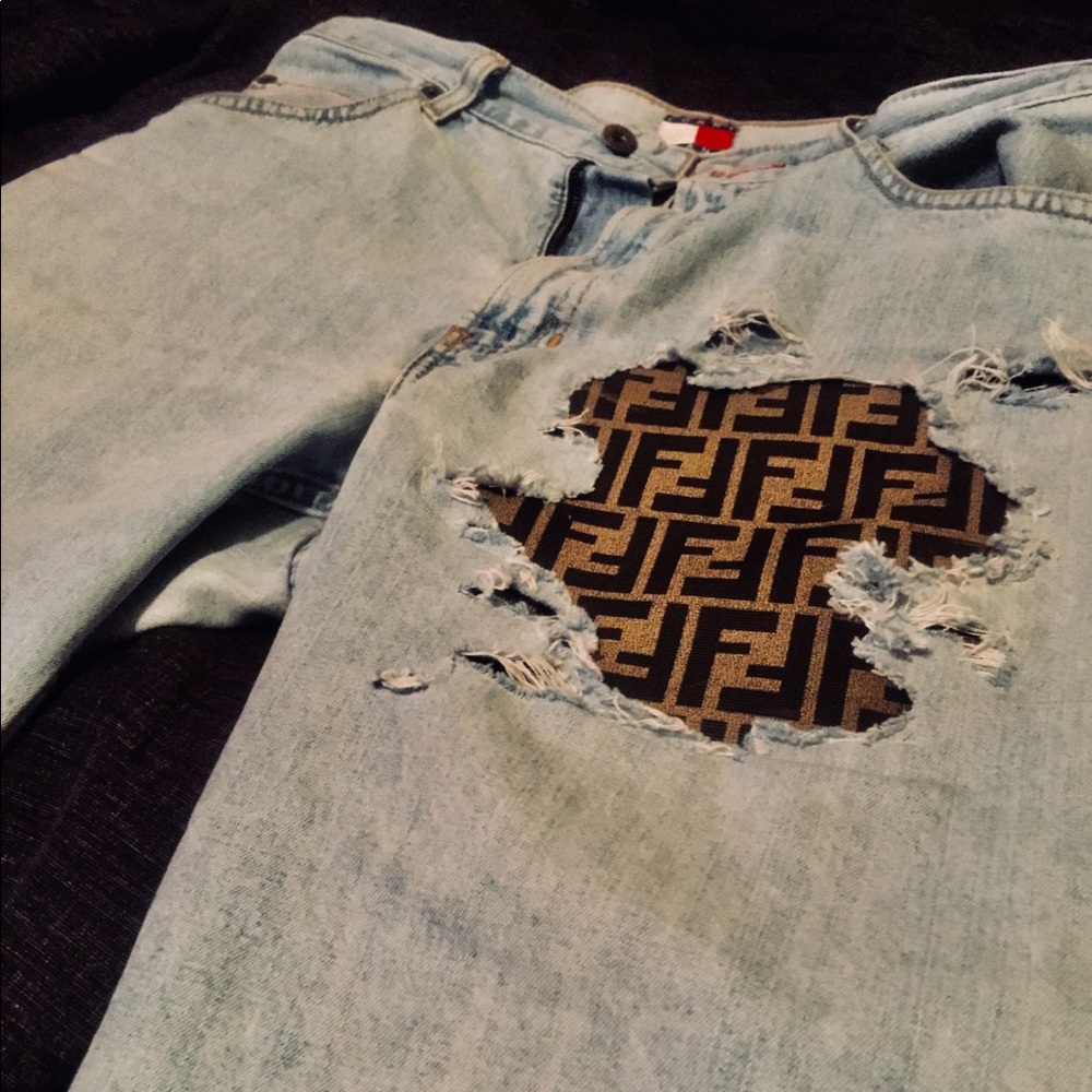 FENDI custom shorts 💥 Tommy Hilfiger x FENDI